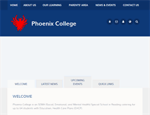 Tablet Screenshot of phoenixcollegevoice.org.uk